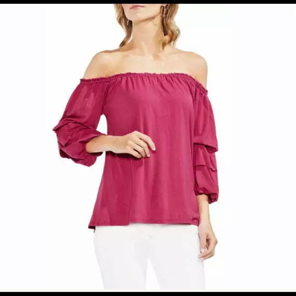 XL Vince Camuto Womens Off-The-Shoulder Top